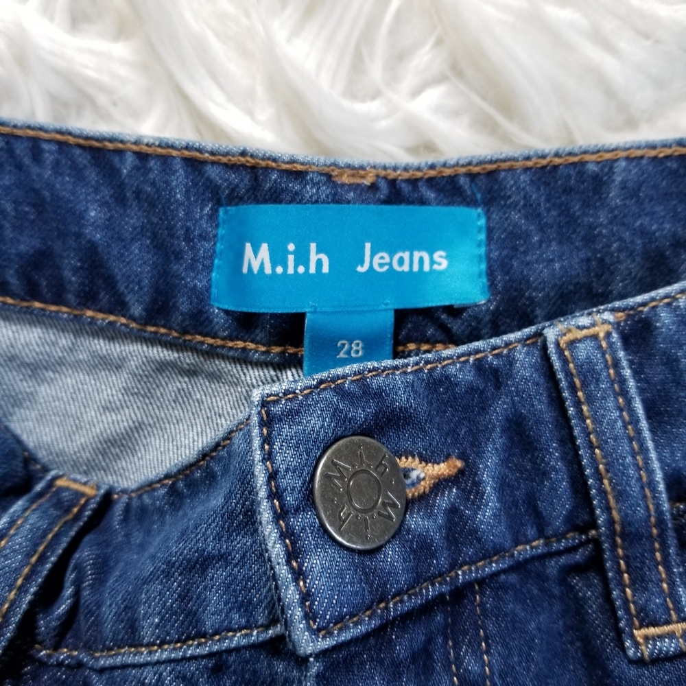 NWT Anthropologie Mih Cult Straight Raw Hem Jean - Picture 7 of 12
